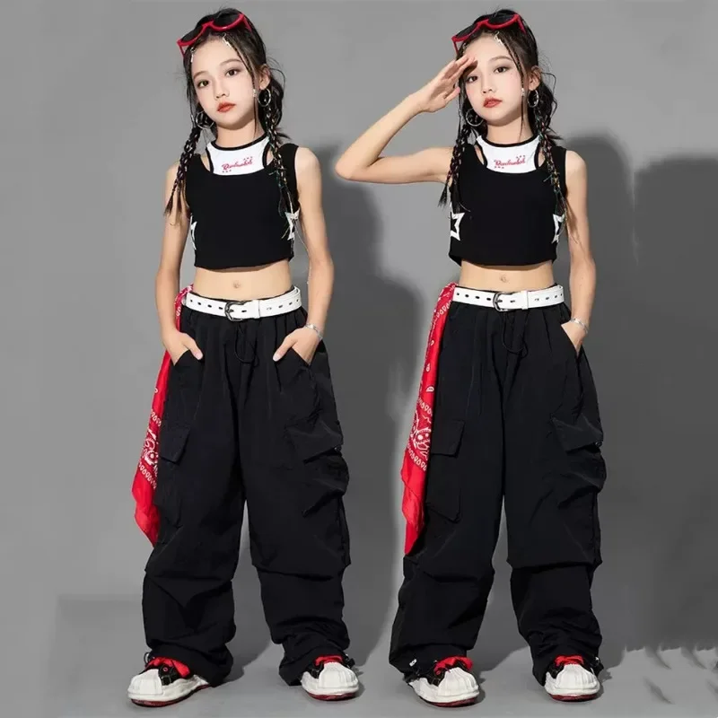 Kinder Tanzanzug Jazz Hip Hop Jazz Dance Kostüm Hiphop Kinder Street Dance Trendiger Anzug