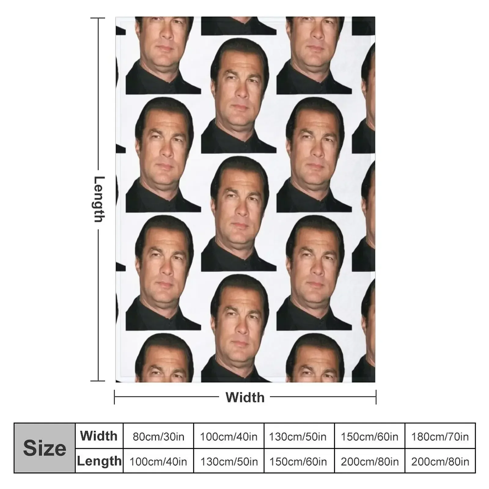 steven seagal Throw Blanket Flannels warm for winter Kid'S for sofa Weighted Luxury Blankets