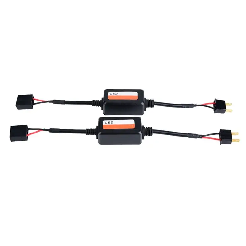 A49T 2 Pack H7 Automotive Load Resistor Error Eliminator LED Decoder Canbus Wireless Light Adapter