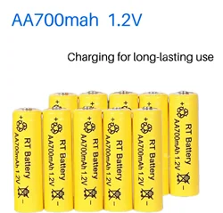 No.5 1.2V toy charging battery AA charging battery 700mAH, USB charging, toy specific battery