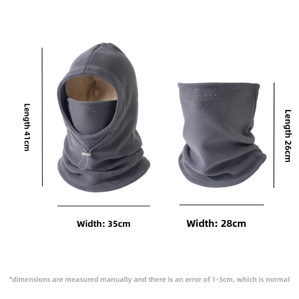 الشتاء الدراجات التزلج دراجة كهربائية بالاكلافا قناع وشاح قبعة متكاملة يندبروف الدافئة الصوف مبطن خوذة متوافقة القبعات