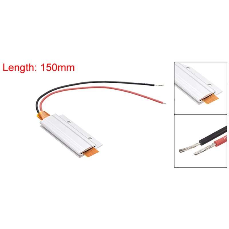 PTC Heating Element 48V 24V 12V 220C Constant Thermostat Thermistor Air Heated Sensor for Heating Egg Incubator Aluminum Shell