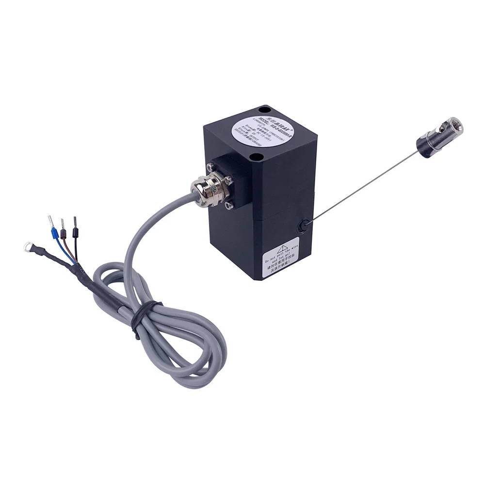 MIRAN WS-S-1000mm-R Wire Rope Sensor Angle of Incline 40-50 Degrees High Precision Wire Sensor Potentiometer