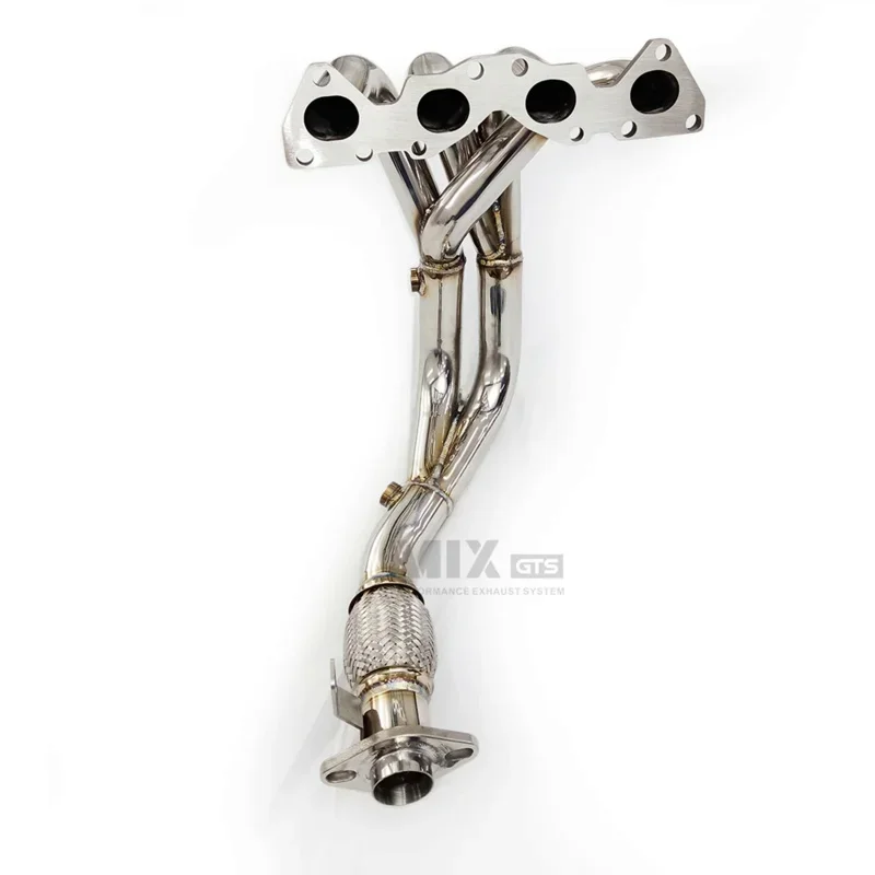 Running Performance Exhaust Header, Stainless Steel, Manifold for Catalyst Converter, Peugeot 206 1.6 2006-2016