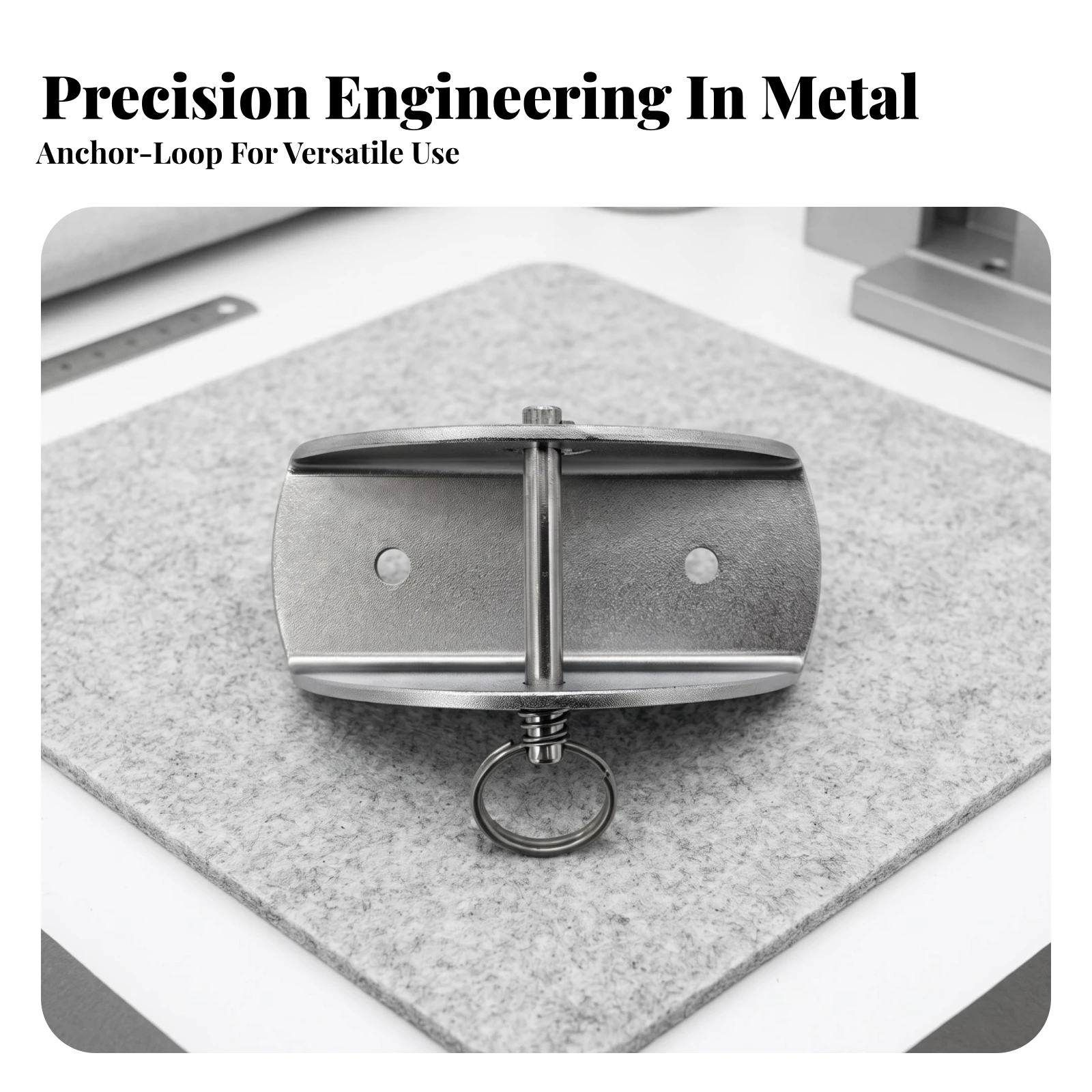 Hardware Fitting Heavy-Duty Metal Anchor Fitting Hardware Industrial for Marine, Workshop