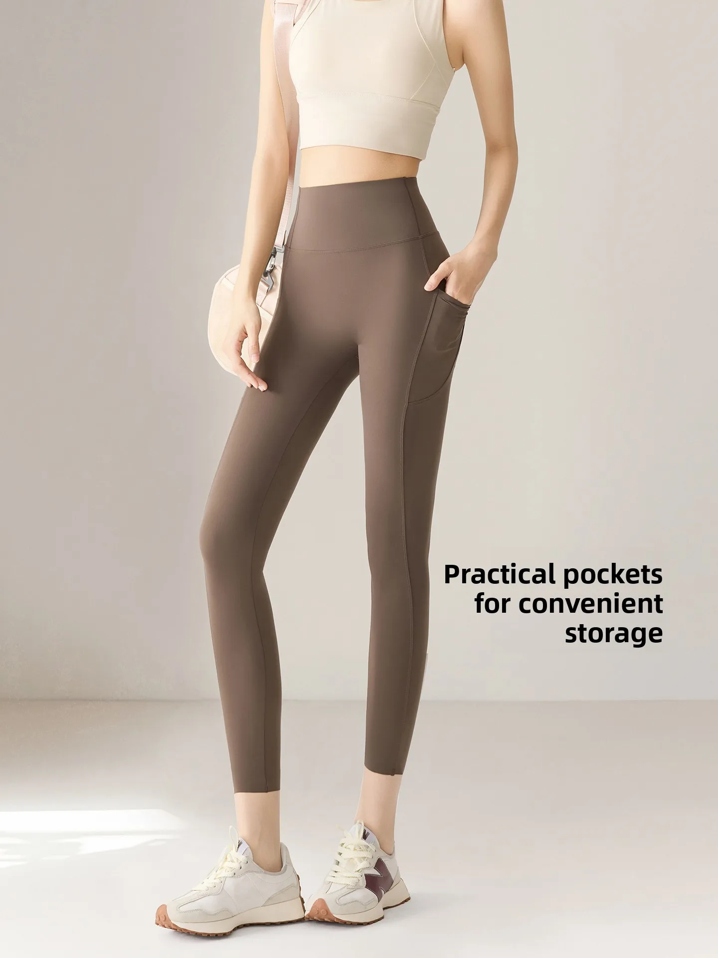 여성용 아크스킨 요가 팬츠 얇은 하이웨이스트 피트니스 바지 여름 2025 신상 슬리틴 팬츠