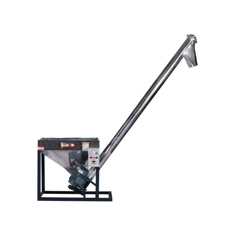 Screw feeder stainless steel granular powder automatic feeder Jiaolong plastic
