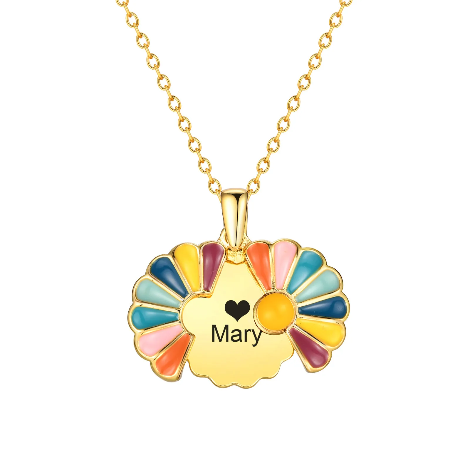 قلادة بدبوس أمان ترصيع من الزركونيا للنساء ، دلاية على شكل قلب نابض ، مطلية بالذهب عيار 18 قيراط ، سلسلة قابلة للتعديل ، مجوهرات من الفولاذ المقاوم للصدأ