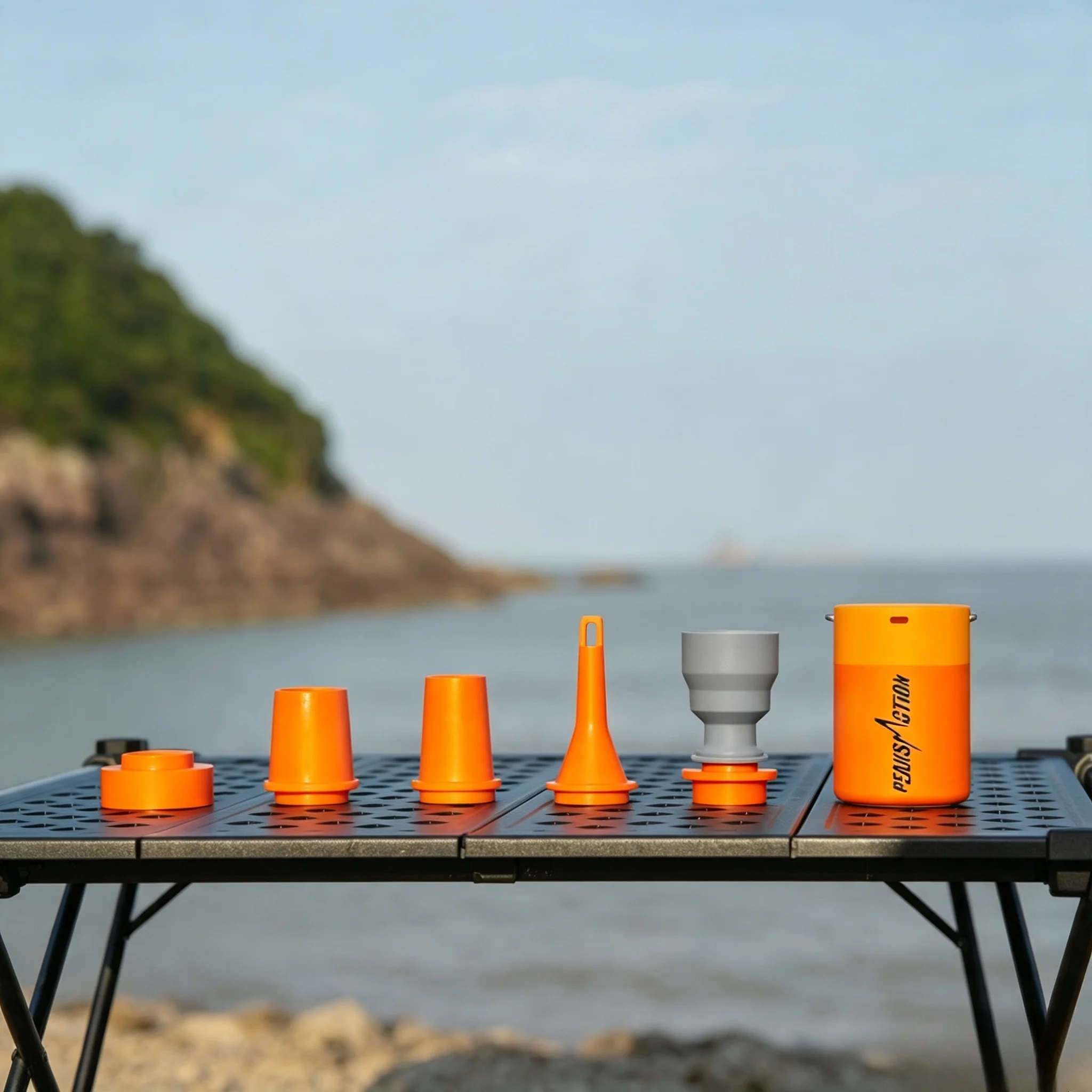 Mini Tragbarer Luftkompressor mit LED-Licht Typ-C Wiederaufladbare Leichtgewichtige Pumpe für Outdoor-Camping – Detail 17
