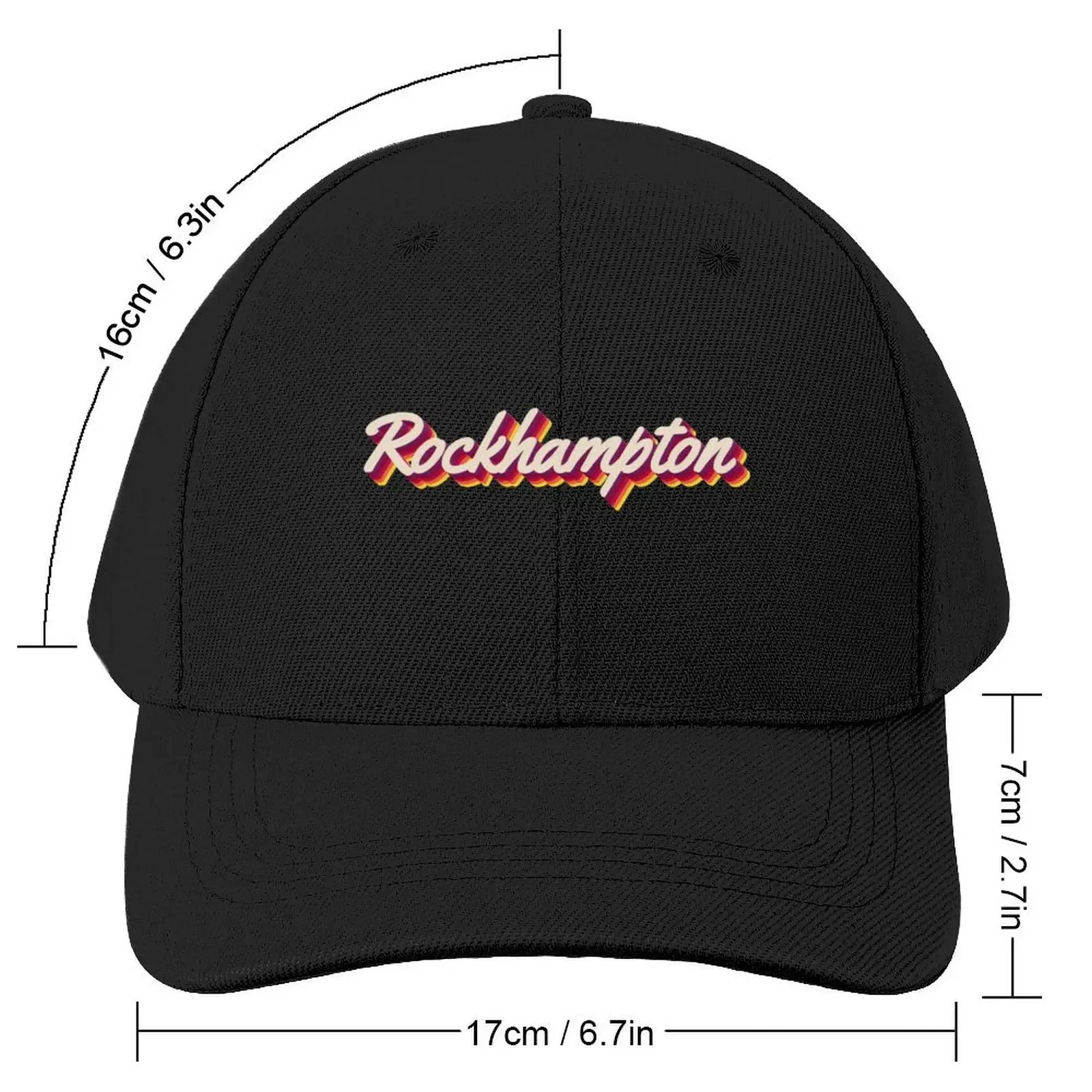 Rockhampton Queensland Baseball Cap Sports Cap Icon Men's Baseball Women's