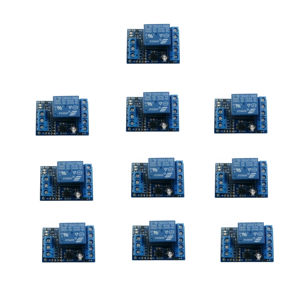 10PCS 2 in 1 Pump Pour Water Automatic Controller DC 12V Liquid Level Sensor Switch Relay Module for Motor Fish tank Waterhouse