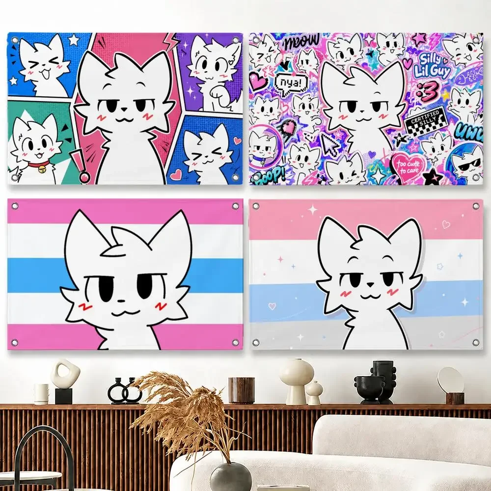 Pattern Boykisser Flags flag Suitable For Party Club Outdoor Interior Wall Decoration Banner Fans Gift