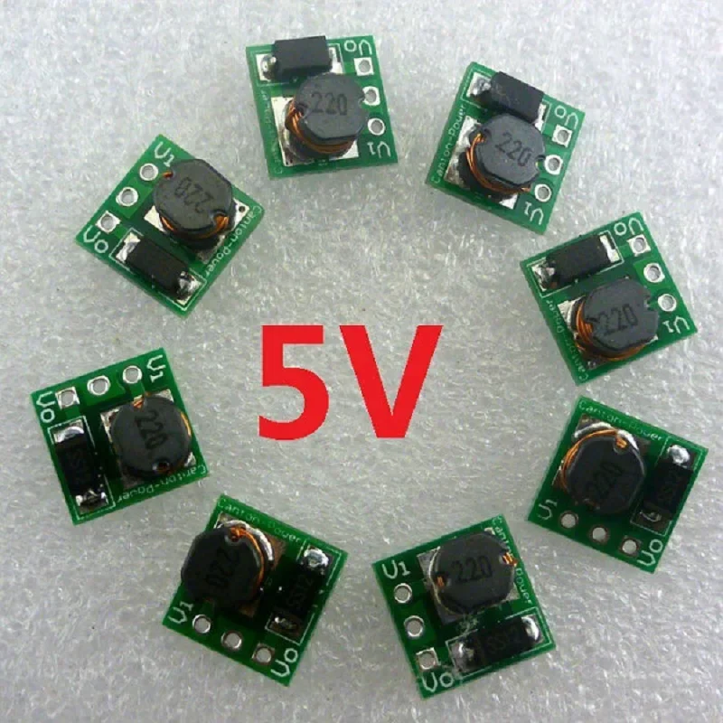 8 Pcs 1.5V 3V 3.3V 3.7V 4.5V To 5V DC DC Step UP Switching Power Supply Board For Instruments LED Motor Toy