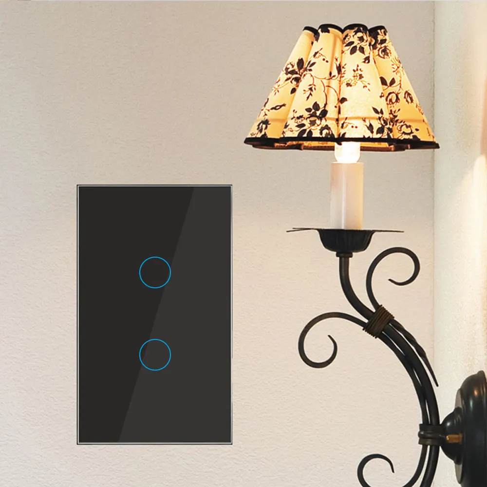 Wifi smart switch Suitable for EWelink App Bluetooth RF Alexa Google voice control No neutral wire Install Touch light switch image 3