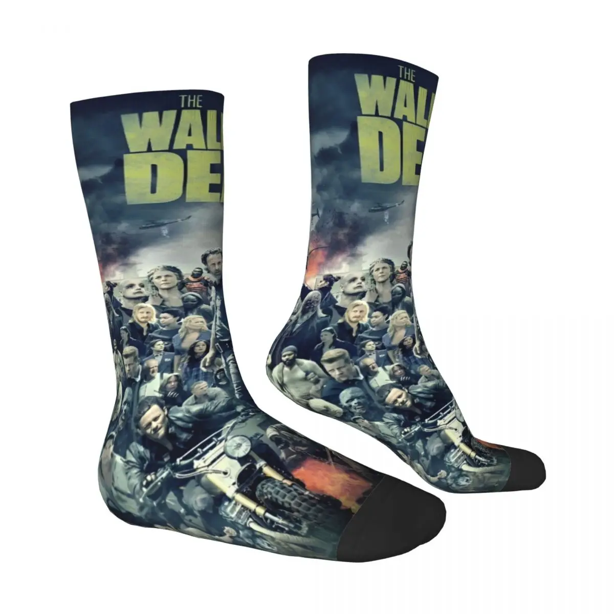 The Walking Dead Socks Casual Stockings Spring Non Slip Men Socks Warm Soft Printed Outdoor Sports Socks