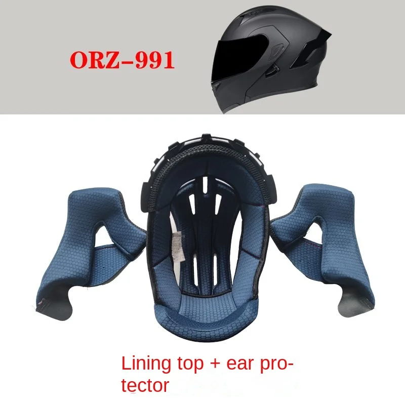 Motocicleta Capacete Proteção Orelha, Forro Original, Orz 058, 966, 911, LVS, 701, 702, JIEKAI AIS, Acessórios Capacete