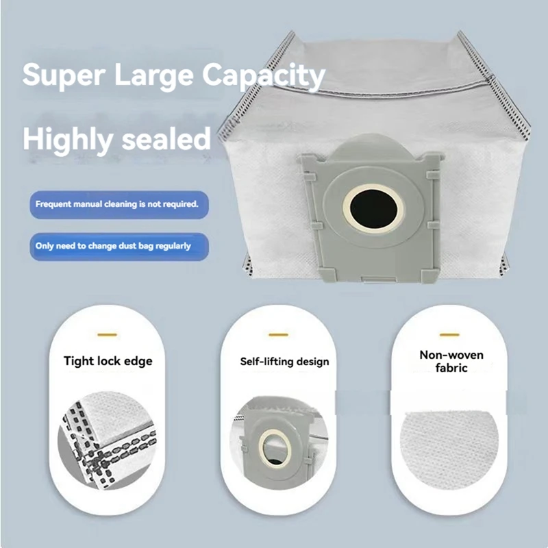 20 Stück Staubbeutel für ECOVACS DEEBOT T50 X8 PRO Roboter-Staubsauger-Zubehör für ECOVACS DEEBOT T50