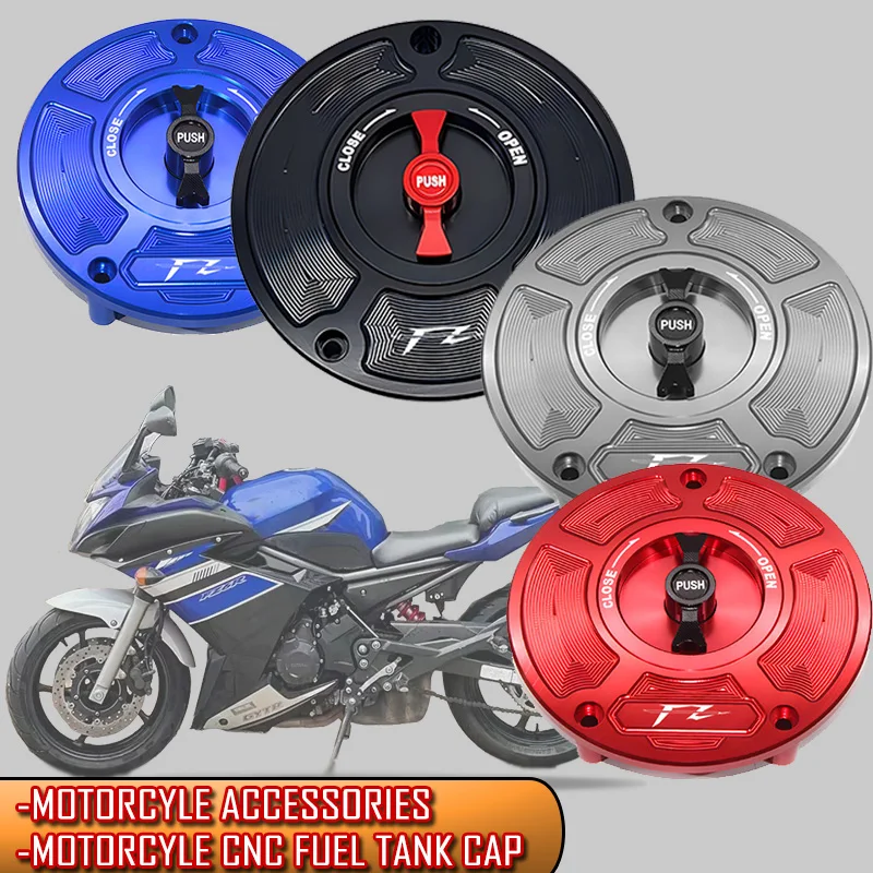 For YAMAHA YZF FZ 1 FZ 6 FZ8 FZ1 FZ6 R15 R25 R3 R1 R6 MT 25 03 15 M-SLAZ Motorcycle Cover Rapid Gas Fuel Tank Cap Accessories