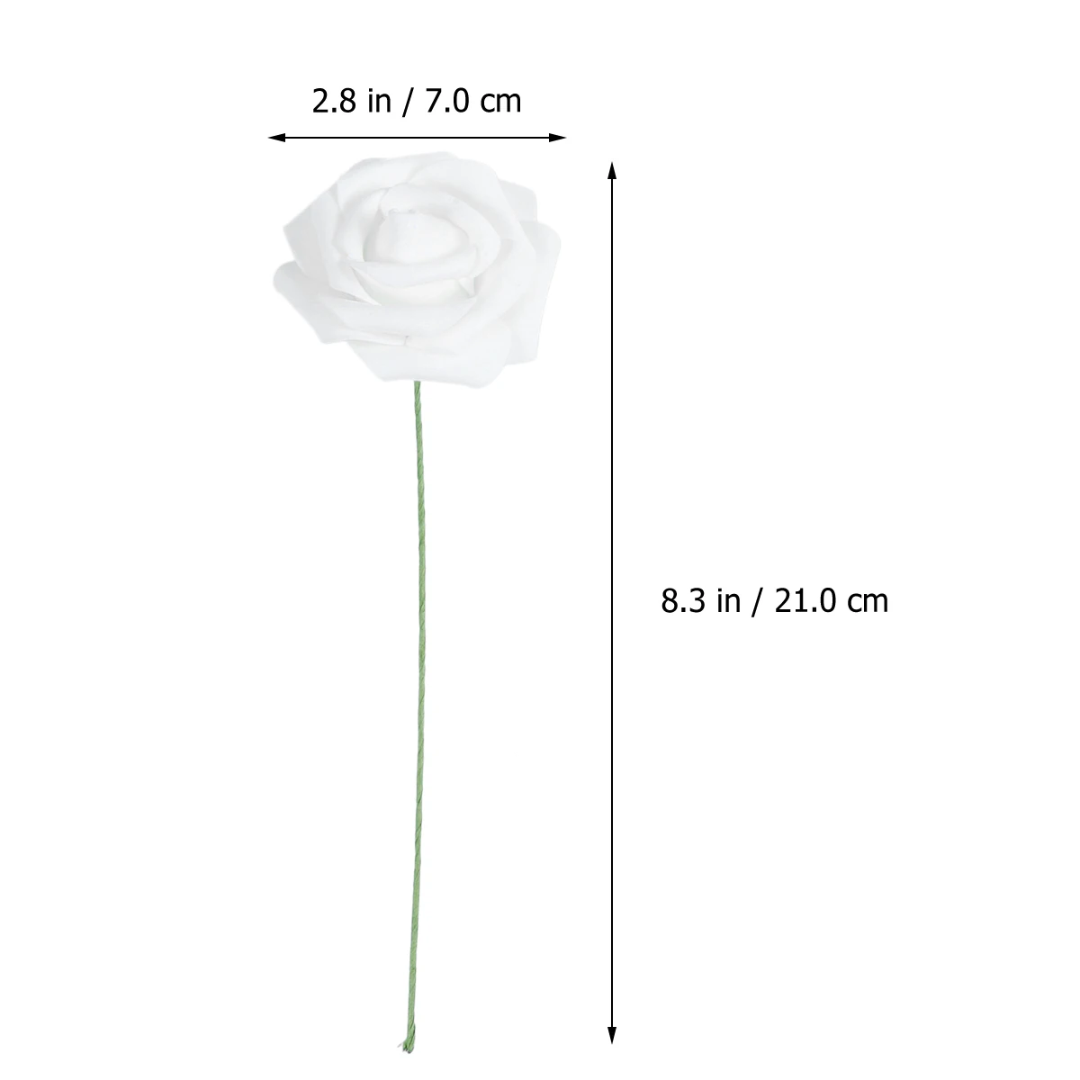 

50pcs Foam Rose Flowers Artificial Vintage Bouquet For Wedding Party Decoration Simulation Flower Bridesmaid Craft Project