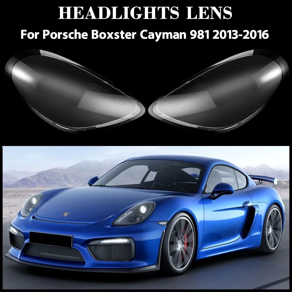 

Для Porsche Boxster Cayman 981 2013-2016 фары корпус маска крышка абажур корпус фары плексиглас замена