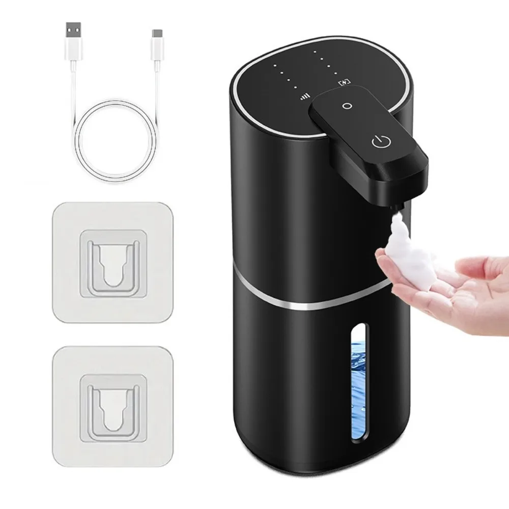 380ml Automatic Liquid Soap Dispenser Smart Sensor 4 Gear Adjustable Foam Machine USB Rechargeable Automatic Induction