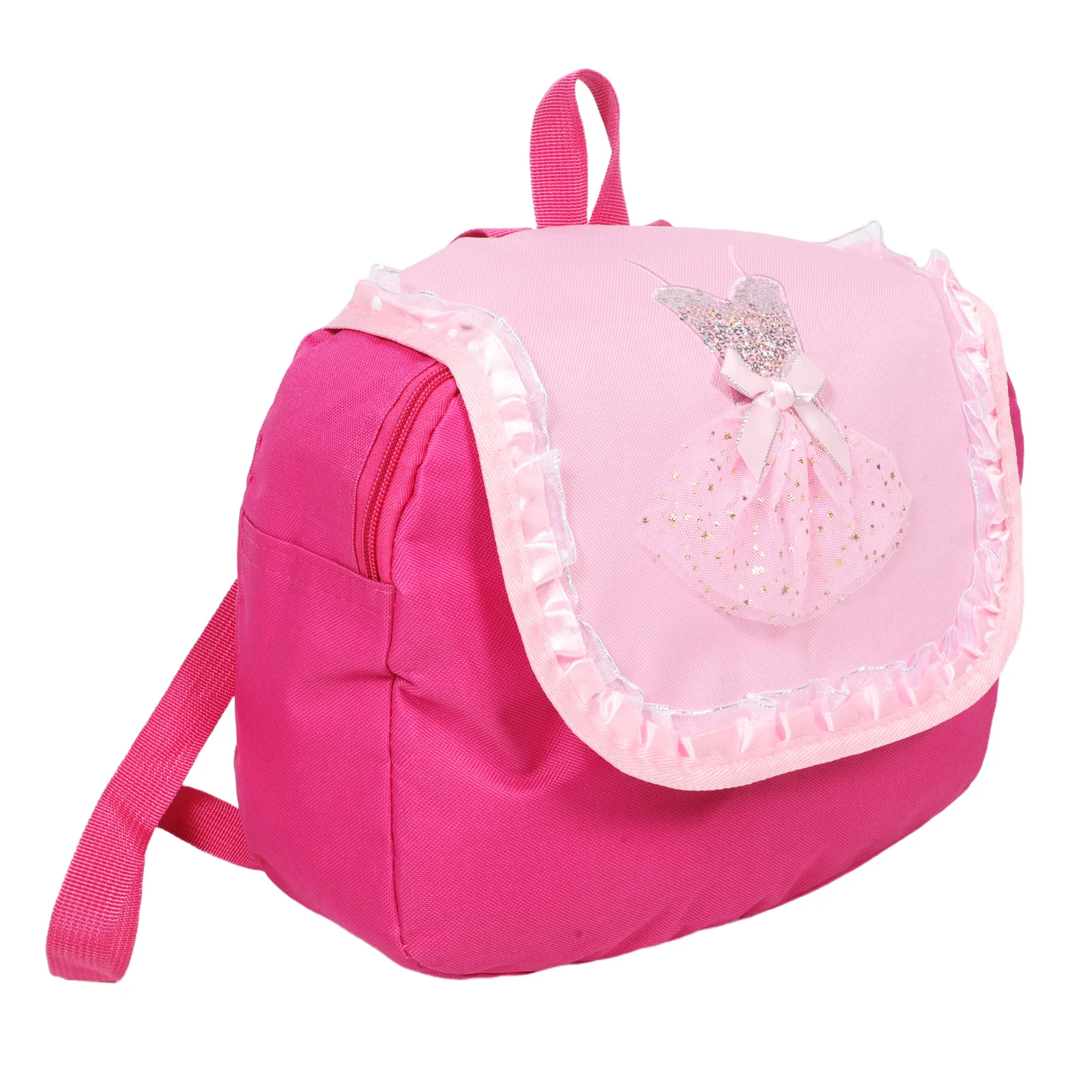 

Lightweight Children's Dance Backpack Cute Princess Ballet Bag Spacious Compartments for Ballet Latin Dance School and