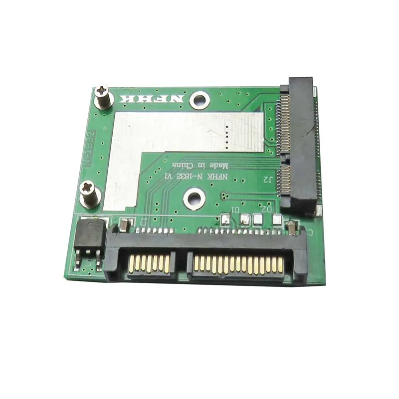 Half-height/mSATA/5cm/MINI pcie SSD to half-height 2.5-inch interface\SATA3 adapter card