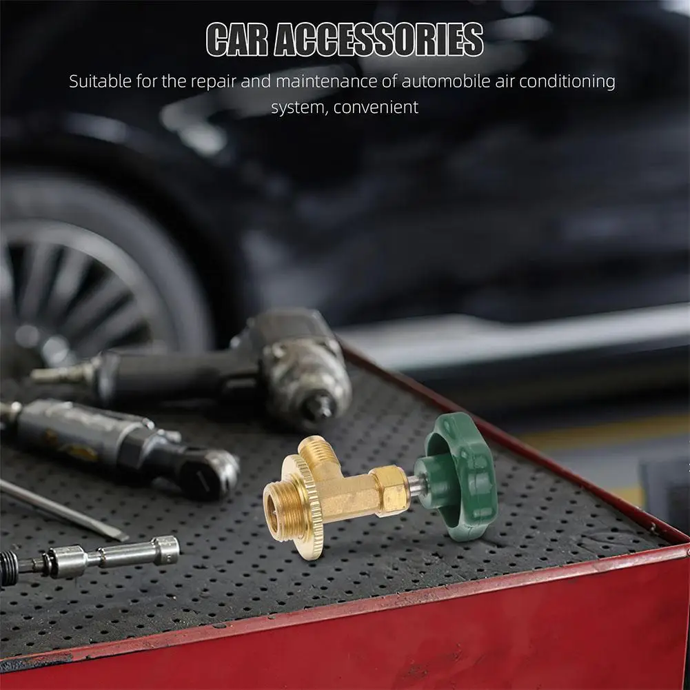 Kit de recarga de Gas refrigerante para aire acondicionado de coche, herramienta de refrigeración para R12 R22 R6000a R134a R410a, 1 Uds.