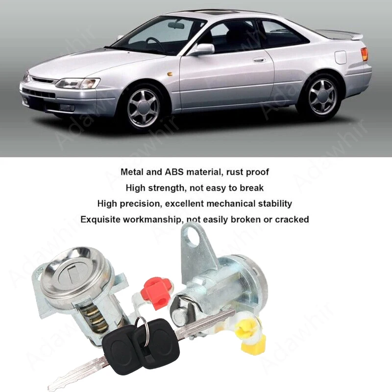 

Door Lock Cylinder for Toyota Corolla Geo Prizm 1993-1997 6905112340 6905212340