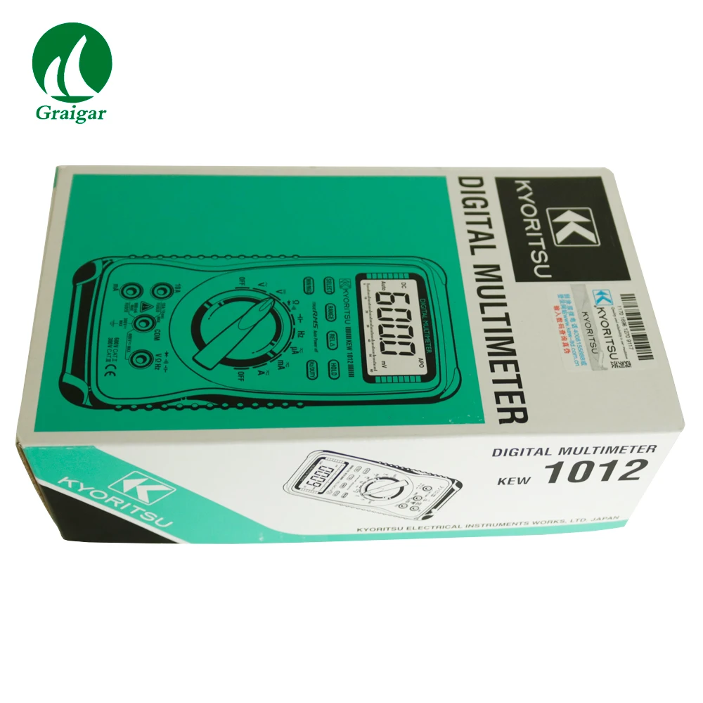 Multimeter Digital Kyoritsu1012 dengan Pengukur Arus Tegangan AC/DC True RMS KEW1012