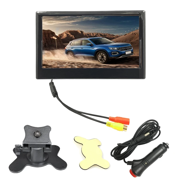 

12V-24V 7 Inch TFT LCD Color HD Monitor For Car CCTV Reverse Rear View Backup Camera Car Electronic Spare Parts Accessories