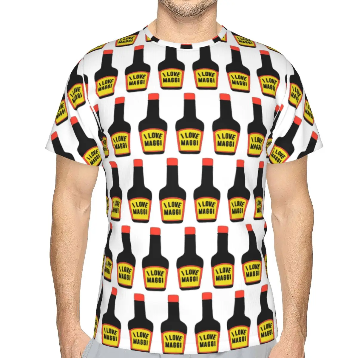 Maggi Auf Alles 100% Cotton T-Shirt Men'sFashion T Shirts Men Crew Neck Short Sleeve
