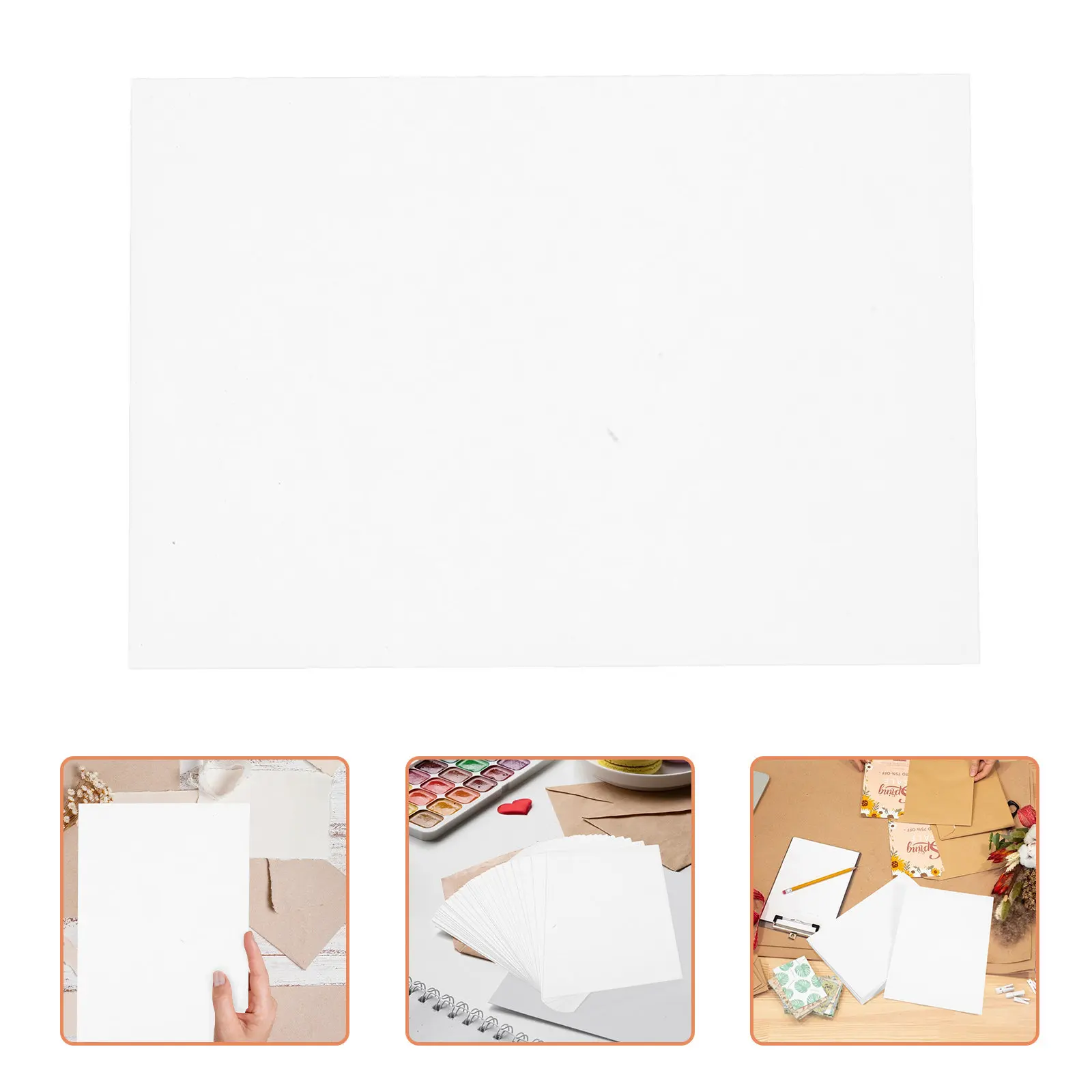 

50 шт. плотной белой бумаги формата А5 для открыток, приглашений на день рождения, праздничных поздравлений, художественных поделок и творчества