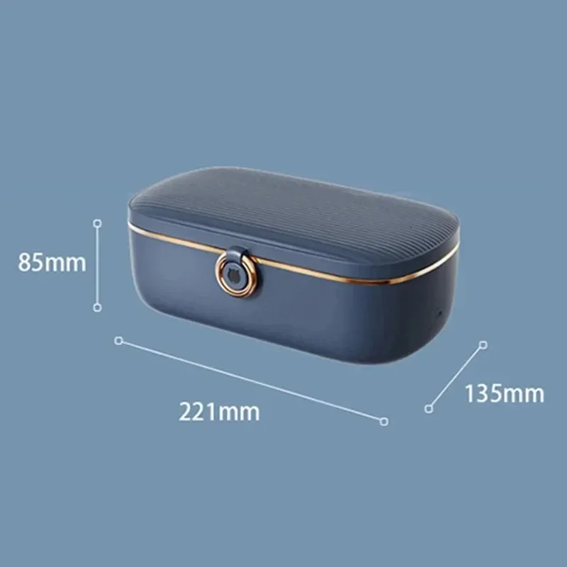 900ml Stainless Steel Multifunctional Electric Heating Lunch Box Smart Reservation Food Storage Container for Student DFH-P09D1