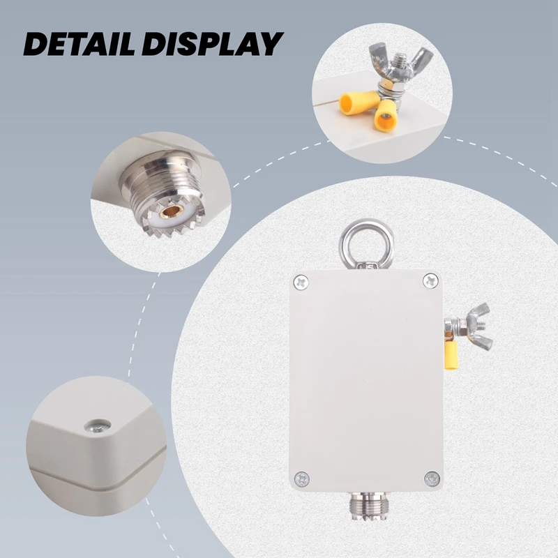 Многофункциональная концевая антенна Barron, коротковолновая антенна Barron 49:1, четырехдиапазонная концевая антенна Barron