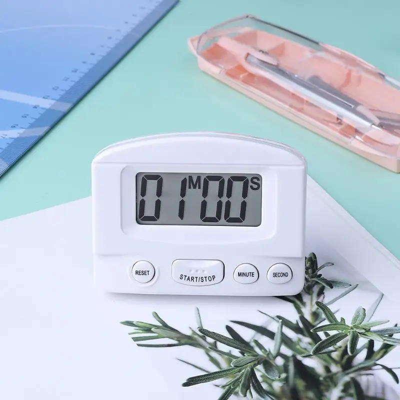 LCD Digital Timer Multifunctional With Simple Buttons For Cooking Baking Study Office Fitness Time Reminder