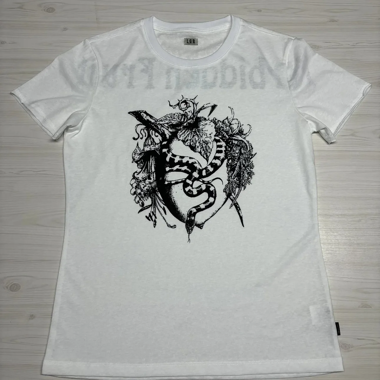 LGB Vision Snake Fruit Classic Cotton Vkei Subculture Short Sleeve T-Shirt