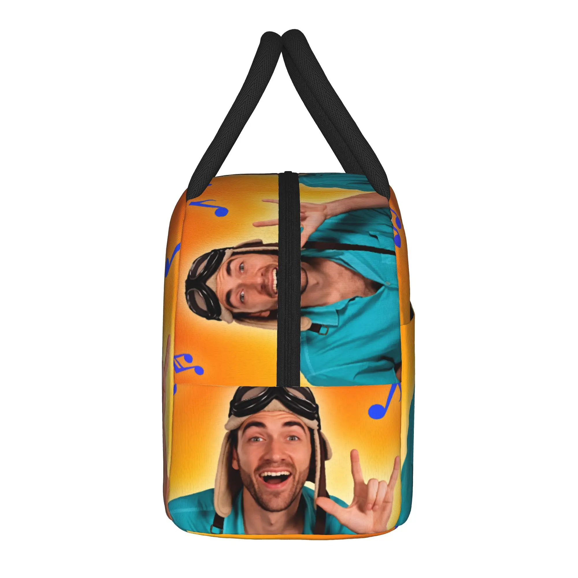 Danny Go Animated Programs Lunch Bag  School Lunch Box For Child Vintage Custom Tote Food Bags Oxford Convenient Cooler Bag