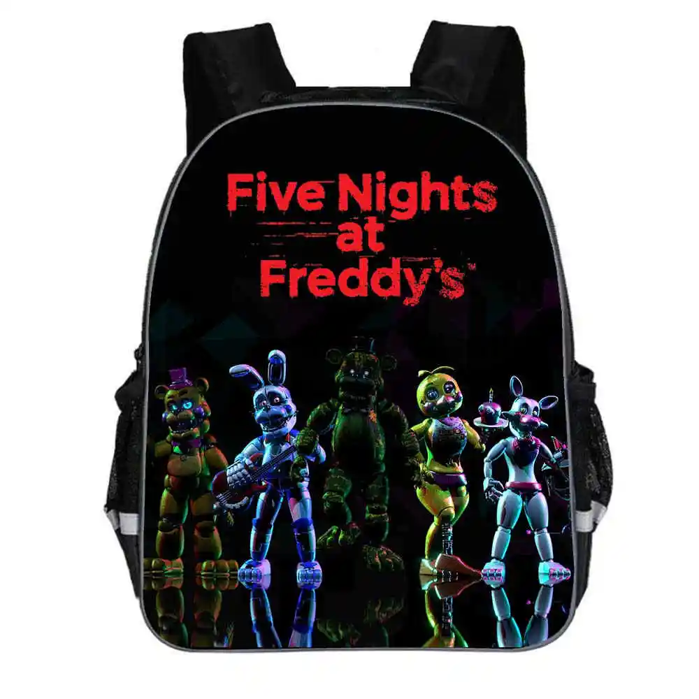 16 Cal Cartoon pięć nocy w Freddy plecak dzieci FNAF Bonnie Fazbear szkolne torby dla nastolatków chłopcy plecaki dzieci Bookbag