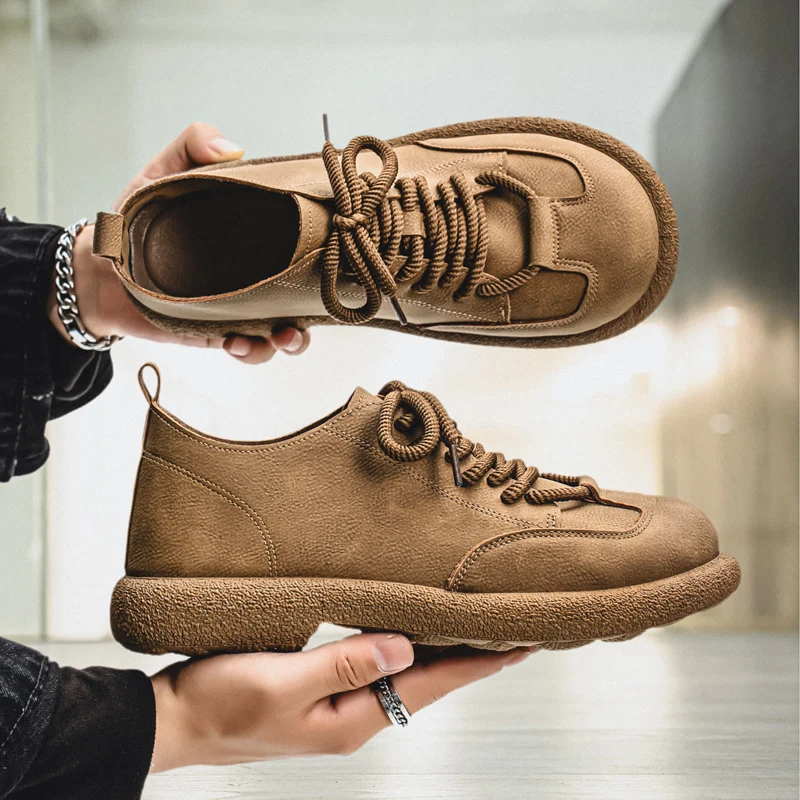 

Men's Leathe Casual Slip On Comfortable Light-Weight Loafers Moccasin Driving Shoes for Male