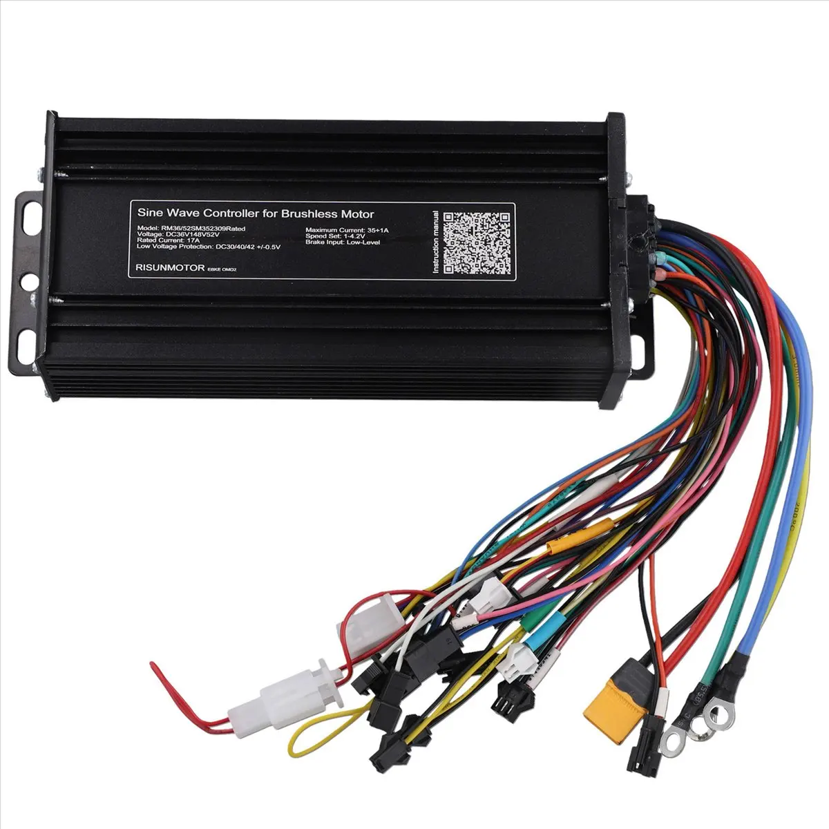 

Контроллер XFDZ для электровелосипедов, электроскутеров и трициклов, синусоидальный, 36В 48В 52В 35А