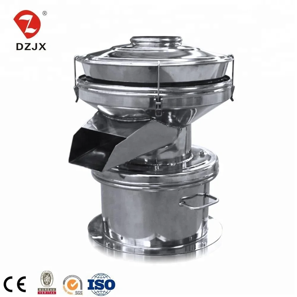 DZJX industrial steel 450 solid-liquid separation vibro sieve/ liquid separation vibrating screen for spirulina filter