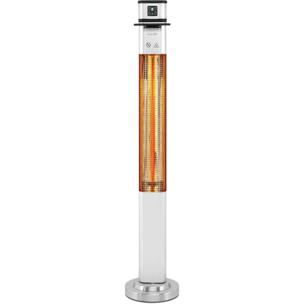 Infrared Patio Heater, Electric Patio Heater with Remote Control, 1500 W, Indoor/Outdoor Heaters for Patio, Restaurant