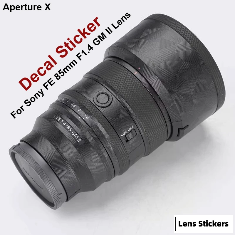 

Наклейка для объектива Sony FE 85mm F1.4 GM II, защитная пленка от царапин, защитная пленка для корпуса, наклейка-деколь FE85 F1.4 GM2