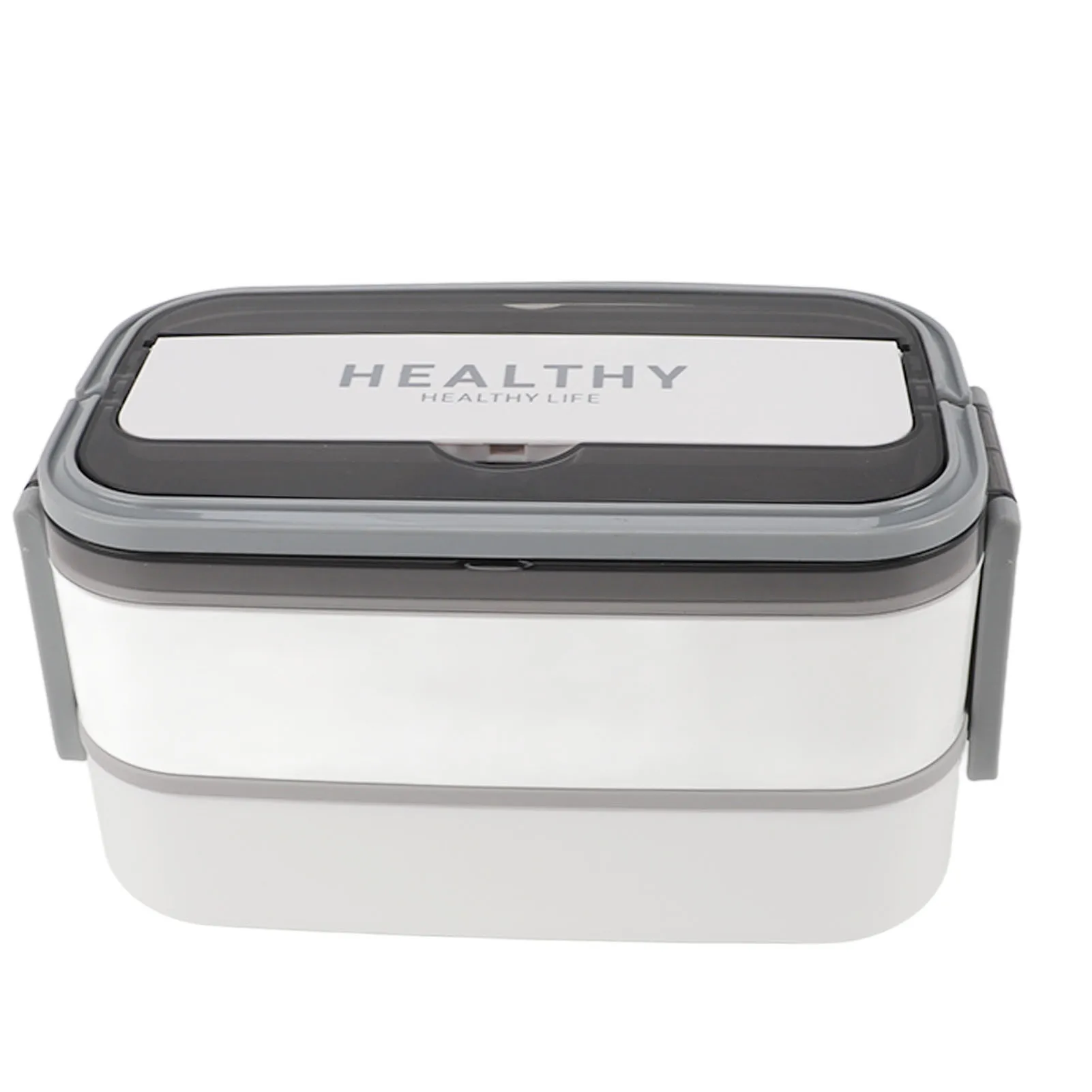 Lunchbox Dubbellaags Lunchbox Compartimentontwerp Magnetronbestendig Multifunctioneel Gemakkelijk schoon te maken 1400 ml voor werk voor kantoor