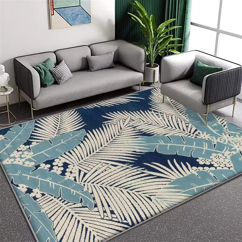 Striped Printed Imitation Cashmere Carpet Living Room Sofa Self-adhesive Vinyl Floor Mirrors Babies Rugs Non-slip Absorbent Pad