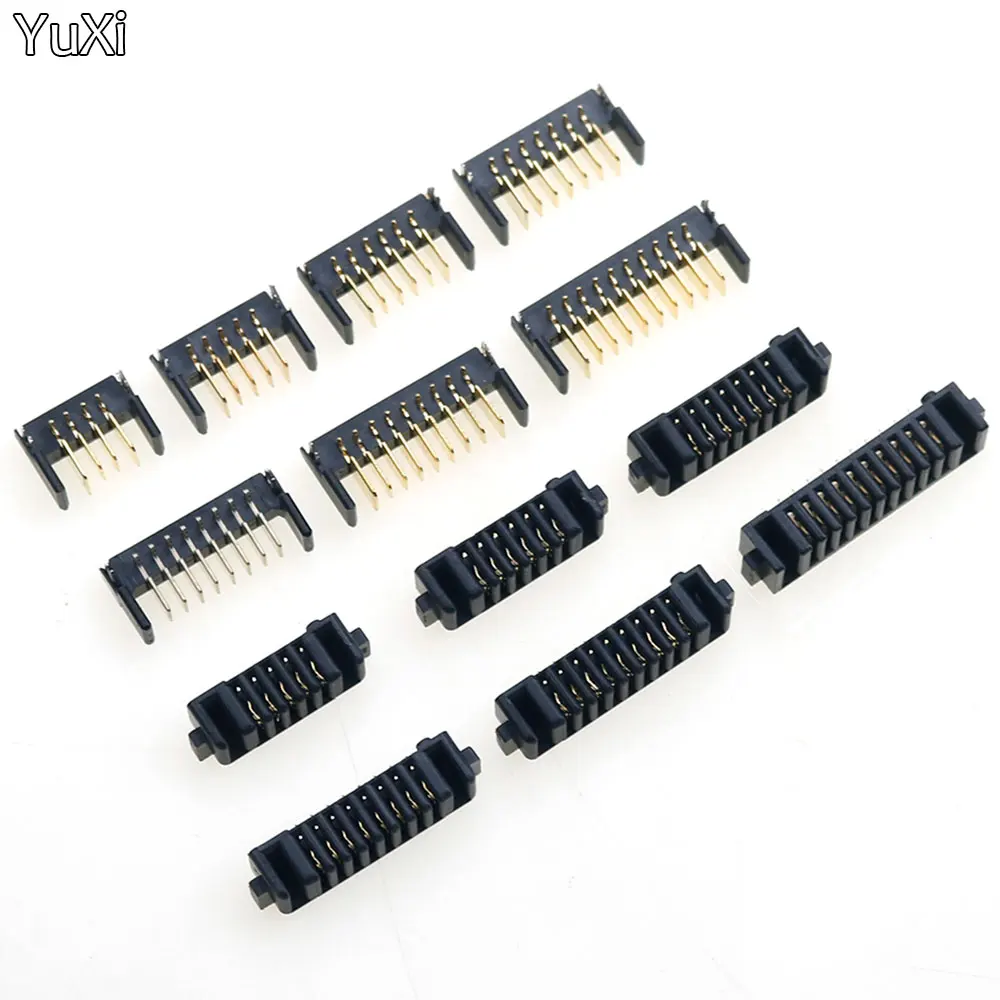 YuXi 1Set Laptop Battery Connector Pitch 2.0mm Holder Clip Slot Contact Male and Female plug 4/5/6/7/8/9/10Pin