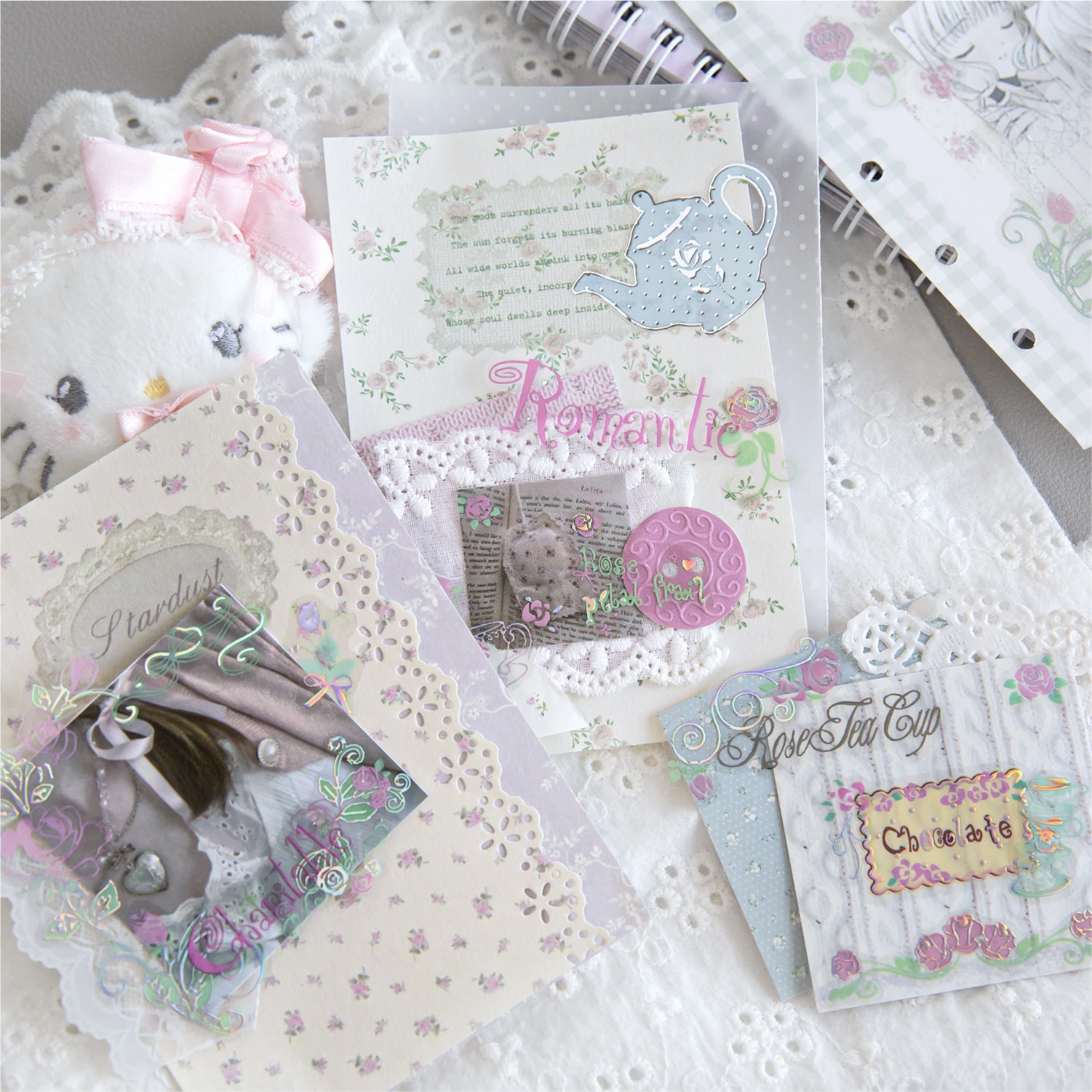 JIANQI Rose Garden Pita Pereka - Label Printer Tape ulasan dan harga