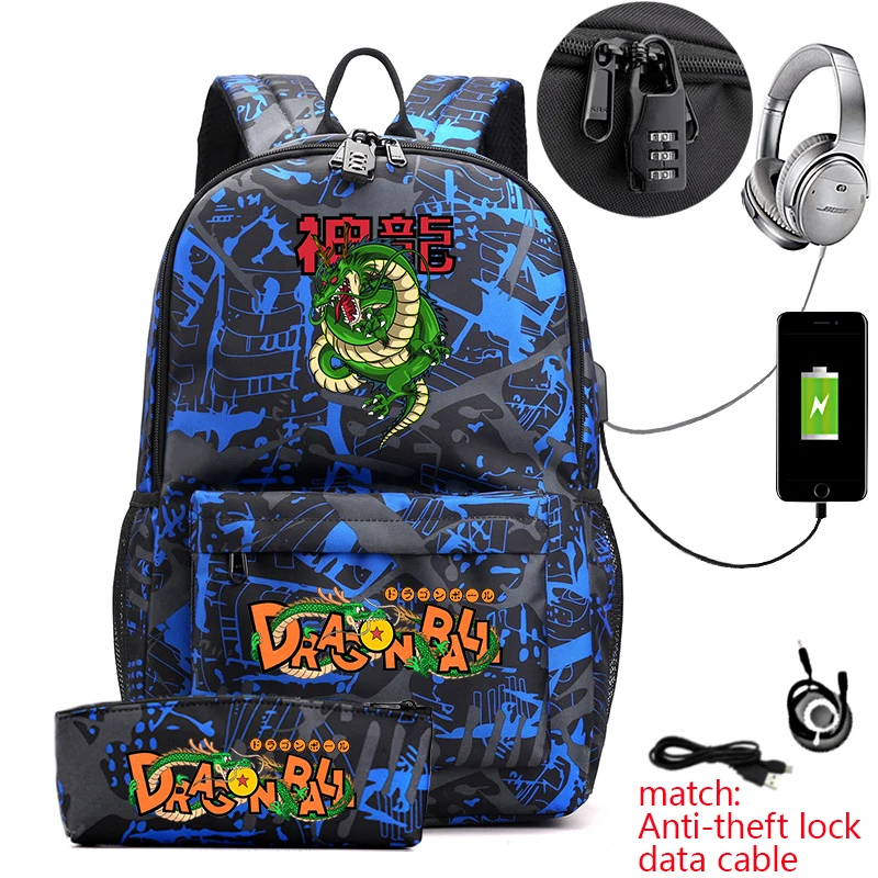 Dragon Ball Z Grafik Sırt Çant - Travel Backpack Anti Theft incelemesi ve fiyatı