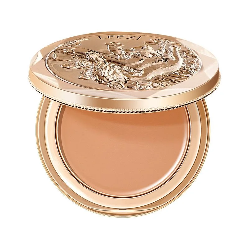 Leezi Concealer Foundation Face Cream Lightweight Makeup Holding Pore Hiding Long Lasting Waterproof Foundation Base